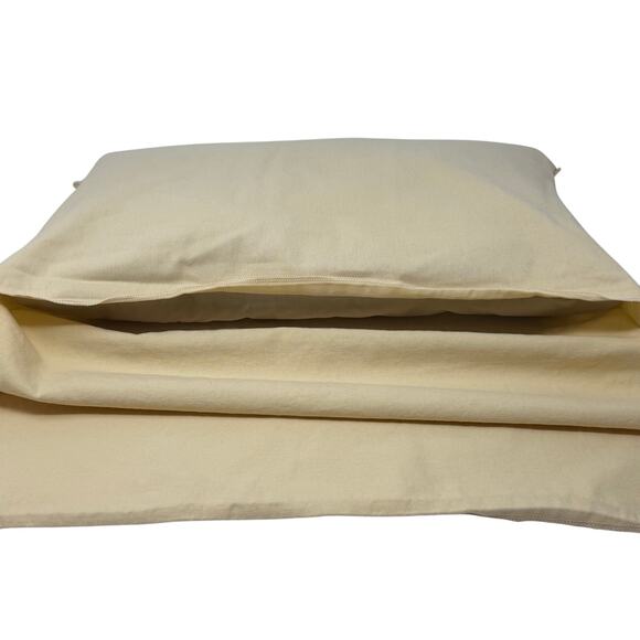 Upcycled Home Decor Pillow Made from Authentic Designer Dust Bag 11x21 - Picture 4 of 6